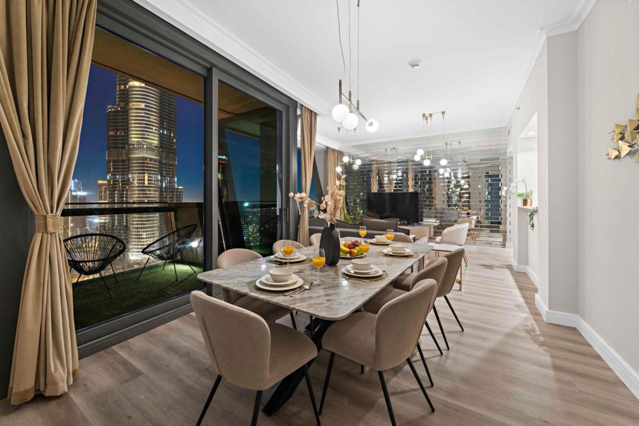 First Class 3Br With Full Burj Khalifa And Fountain View Dubaj Zewnętrze zdjęcie