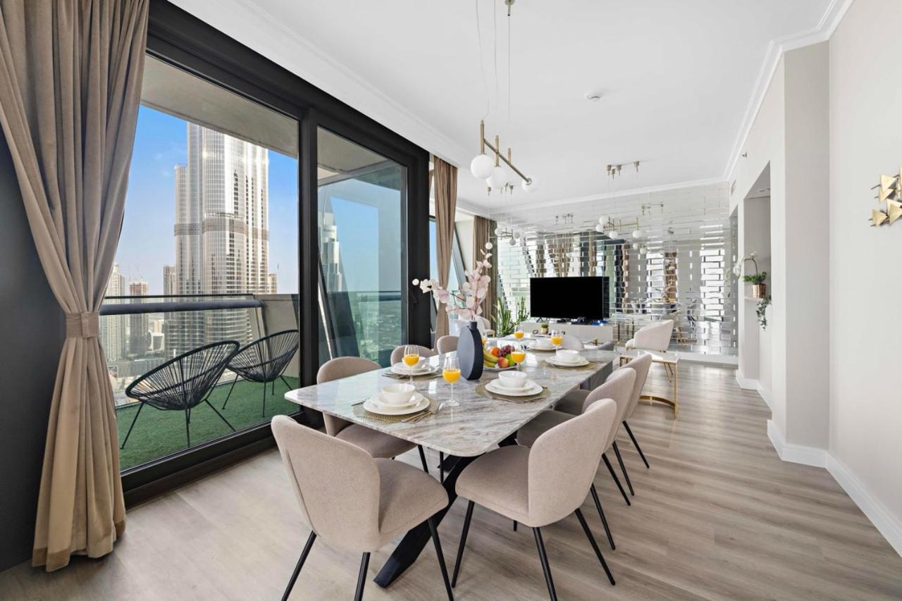 First Class 3Br With Full Burj Khalifa And Fountain View Dubaj Zewnętrze zdjęcie