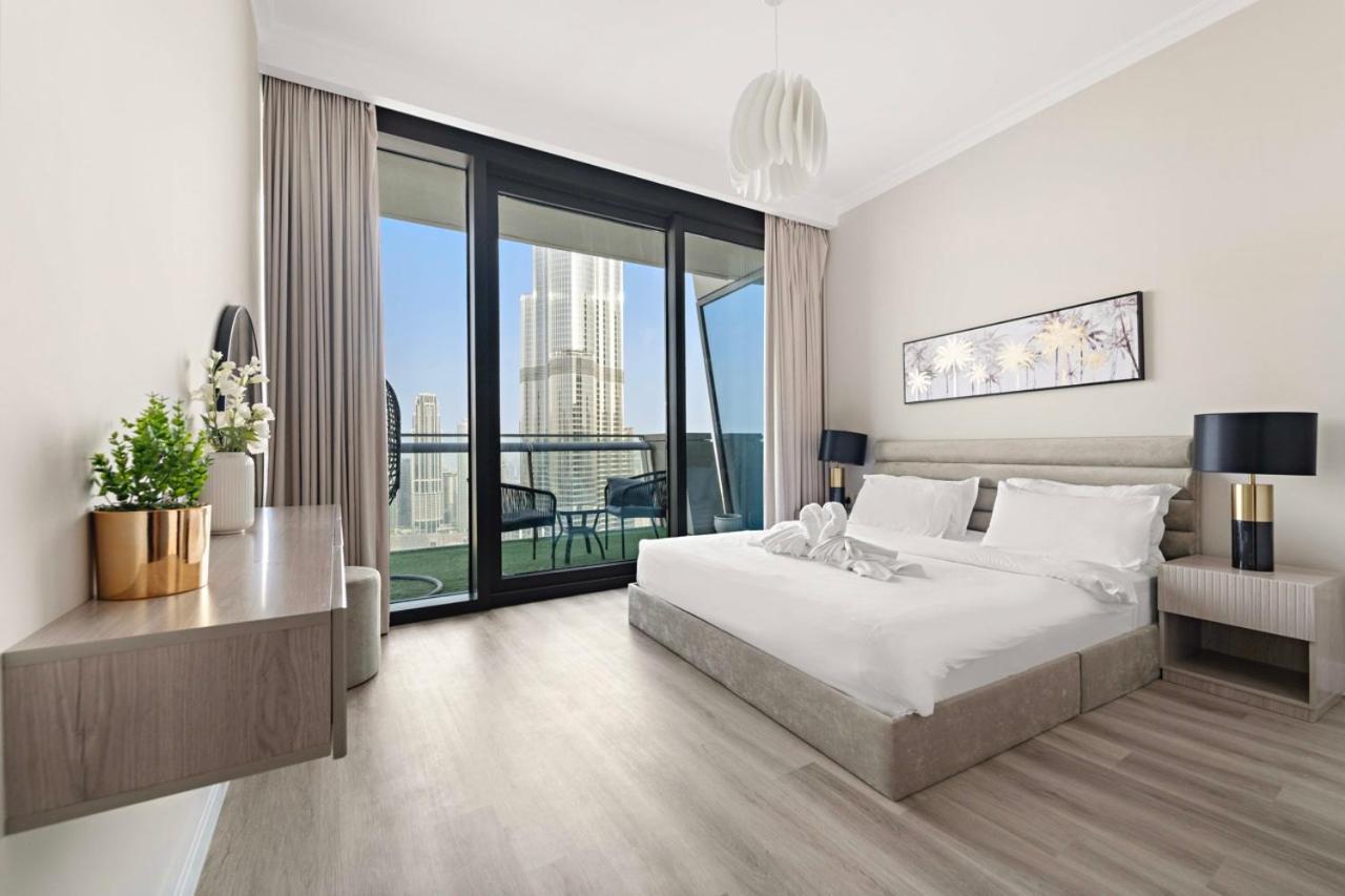 First Class 3Br With Full Burj Khalifa And Fountain View Dubaj Zewnętrze zdjęcie
